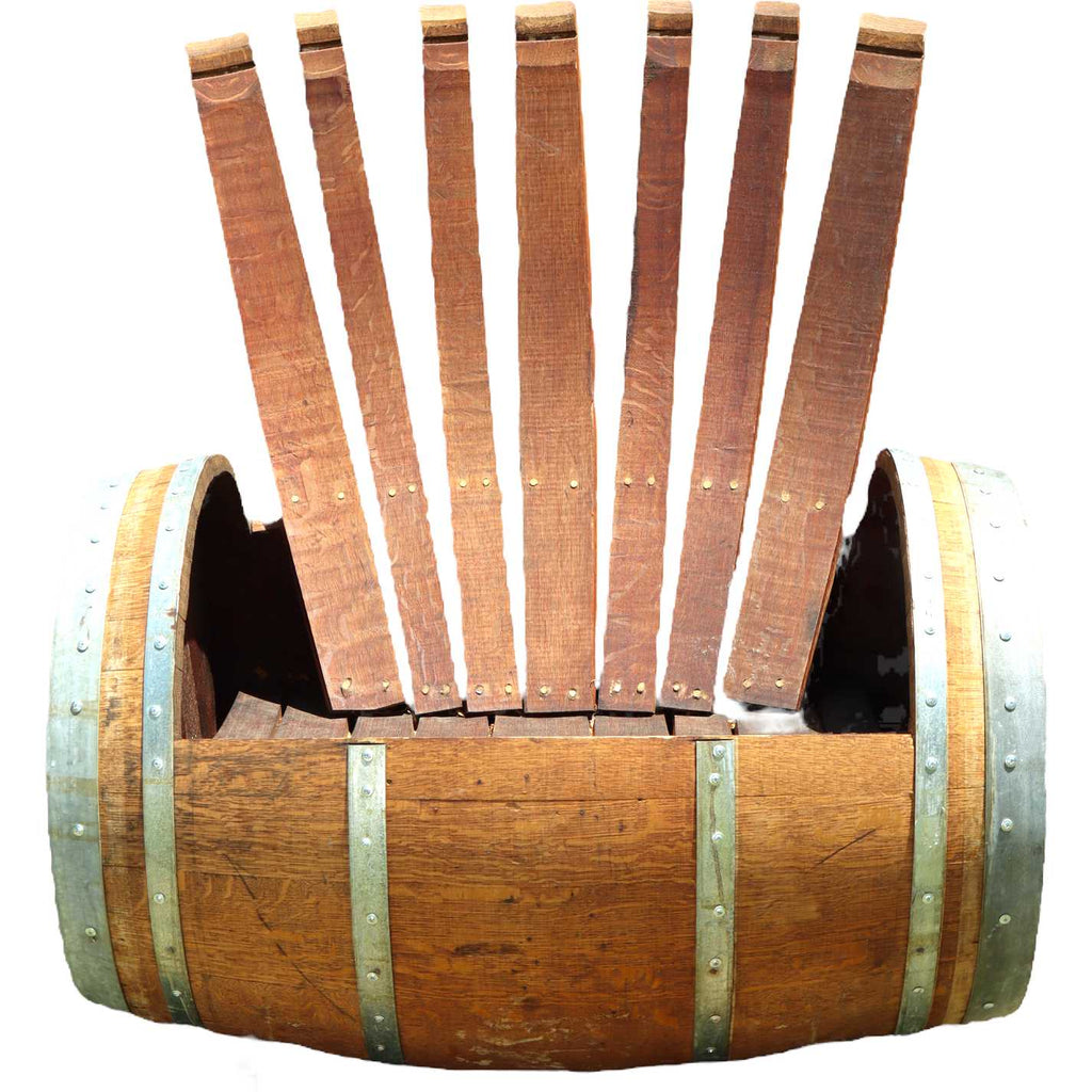Patio  Barrel Chair Set NapaValleyWineBarrels