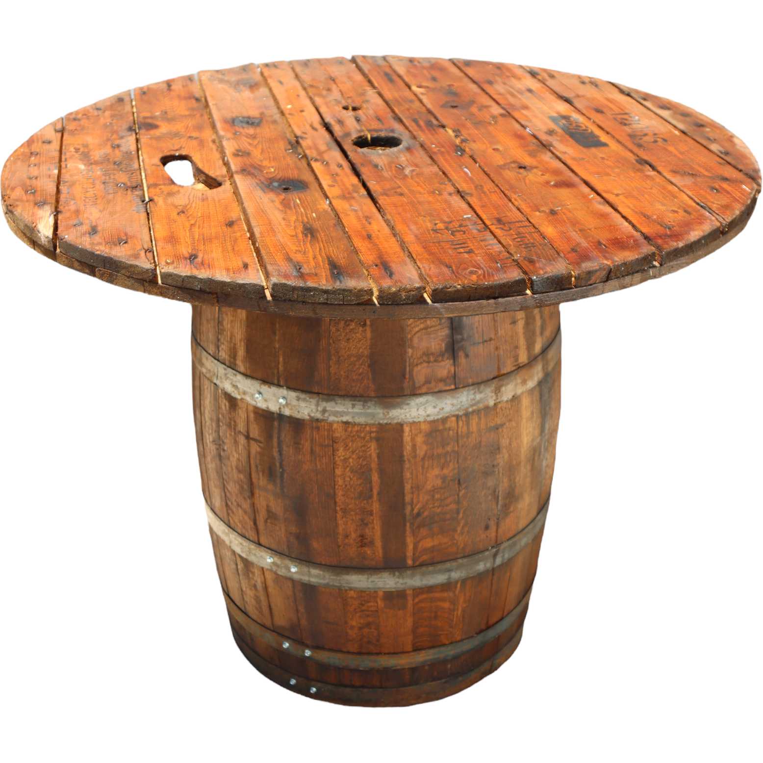 Large Barrel Roundtable NapaValleyWineBarrels