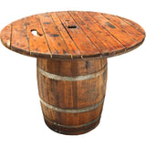 Large Barrel Roundtable NapaValleyWineBarrels