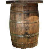 Small Whiskey Barrel Table NapaValleyWineBarrels